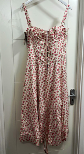 House floral midi dress - of,