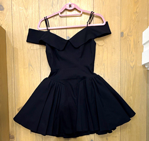 House black fit flare - fit,