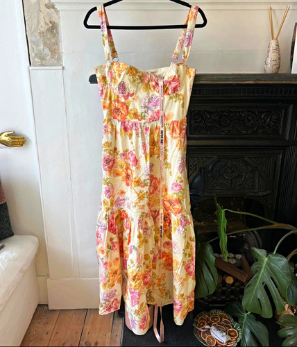 House ivory floral midi - house,