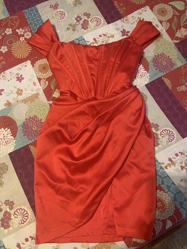 House red mini dress - of, cb
