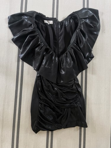 House black frill mini - house,