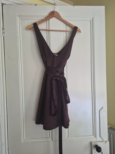 House brown mini dress - house,