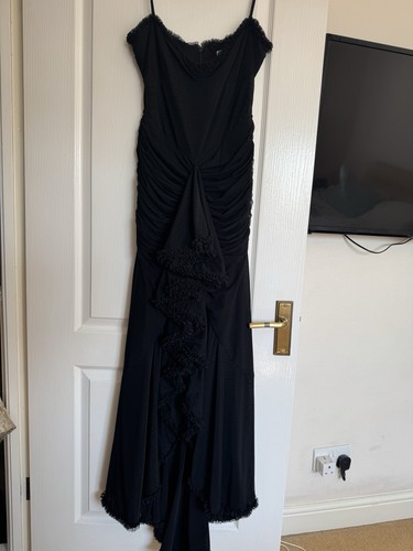 House black gabbi dress - black,
